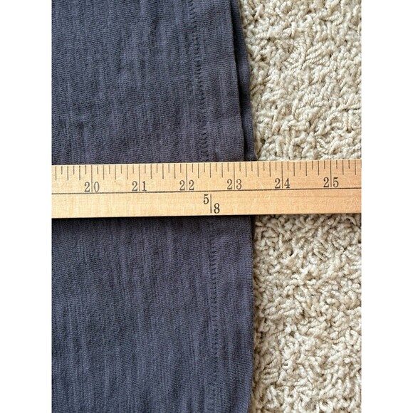 Rag & Bone Slub Knit Long Sleeve Shirt Women's XS Round Neck Dark Gray *FLAW* - Picture 11 of 15